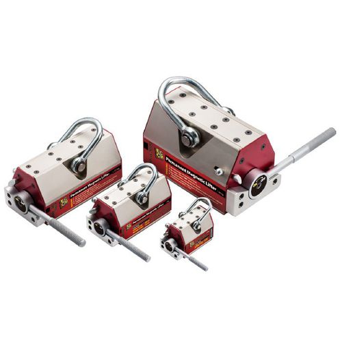 Manually switched permanent magnetic lifter - ECMC-M series - HOMGE MACHINERY IND. CO., LTD. - for sheet metal / for beams / for iron bars