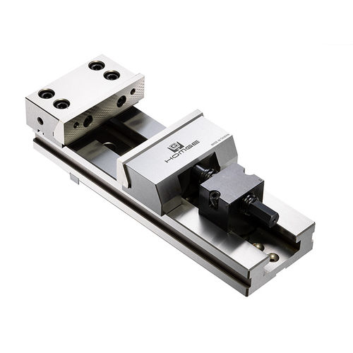 Machine tool vise - HG-100.150.175.200 - HOMGE MACHINERY IND. CO., LTD. - low-profile / screw / horizontal