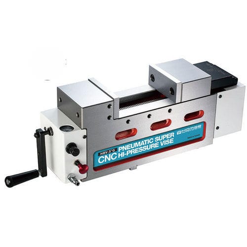 Machine tool vise - HBV-GF series - HOMGE MACHINERY IND. CO., LTD. - pneumatic / horizontal / precision