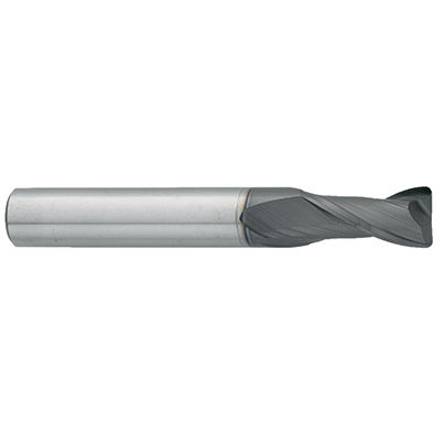 Solid milling cutter - CL11HMB       - Carmon - with cylindrical shank / 2-flute