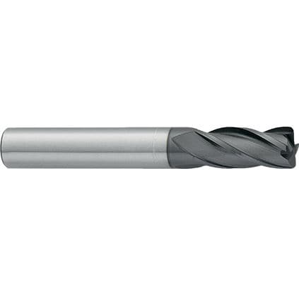 Solid milling cutter - CL21TFHMB      	 - Carmon - 4-flute / with cylindrical shank