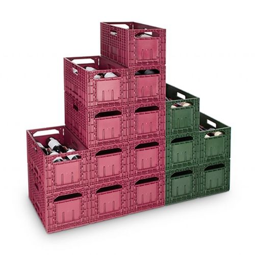 Foldable crate - Winebox - ISOCO Plastics Technology GmbH - PP / storage / transport