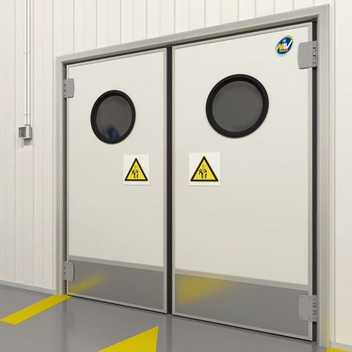 Cold storage door - To & Fro door - MIV INSULATING SYSTEMS S.R.L. - swing / hinged / rotating