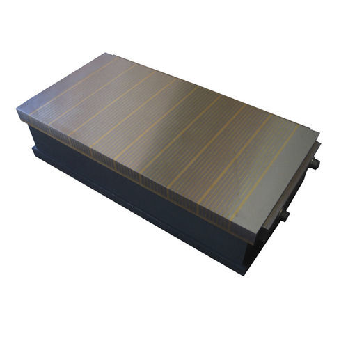 Fine pole electro-permanent magnetic chuck - 10.21 - Braillon Magnetics - rectangular / for grinding