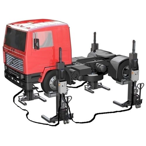 Electro-hydraulic mobile column - TL55S - TyreON BV - for trucks / for buses / 400 V