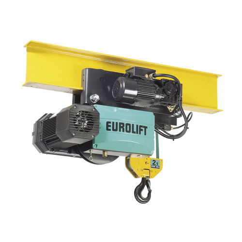 Electric belt hoist - EUROLLIFT BH series - Hoist UK - 2-speed / for clean rooms / monorail