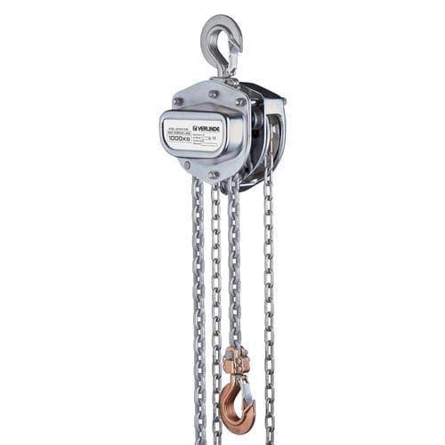 Manual chain hoist - ZHV INOX  - Hoist UK - compact / for materials handling / stainless steel