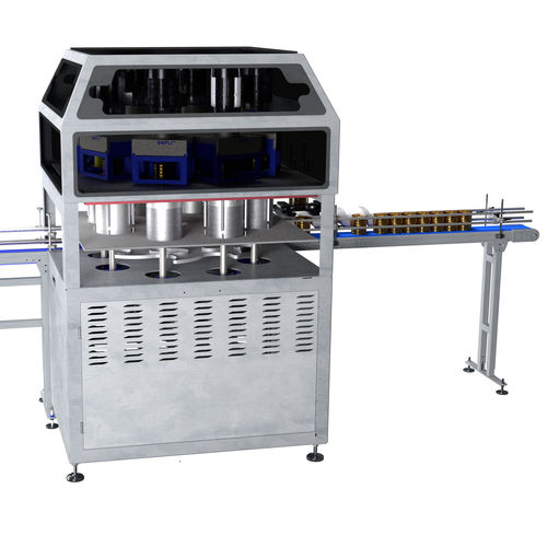 Automatic can seaming machine - VGS MASTER - Sapli Cans Technology - multi-head / with gas injection system / with vacuum technology