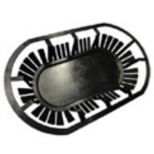 Hollow plug - CL01 - Poliamid Plastics - oval / non-threaded / polypropylene