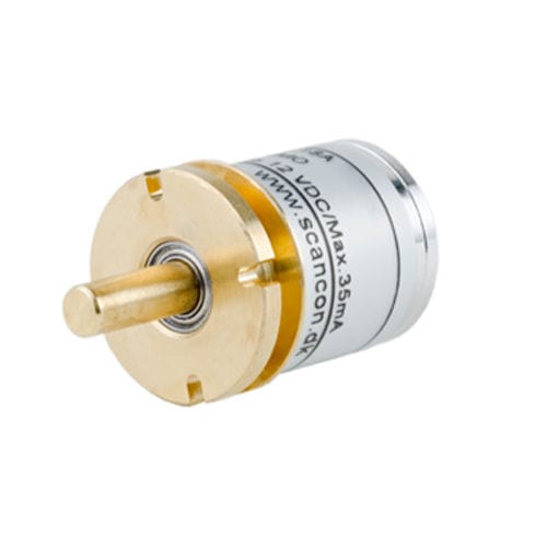 Incremental rotary encoder - SCA18 - Scancon - solid-shaft / IP65 / miniature