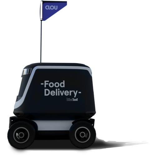 Food delivery robot Kiwibot CLOU Pro Kiwibot for restaurant / for