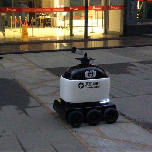 Food delivery robot - RoboDeer - ZhenRobotics - for shopping centers / on wheels / autonomous