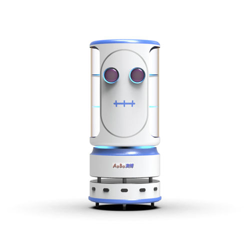 Food delivery robot - Paopao - GuangZhou AoBo - for restaurant / for hotel / for pedestrian area