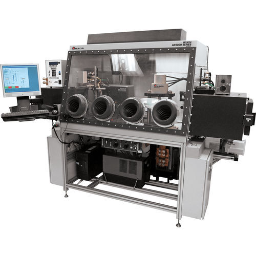 Glove box with controllable atmosphere - AX5000 - AMADA WELD TECH Inc. - laser welding / butyl / glass