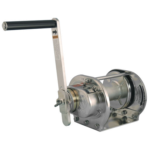 Manual winch - ESB-1-SI - Maxpull - wire rope / compact / gear