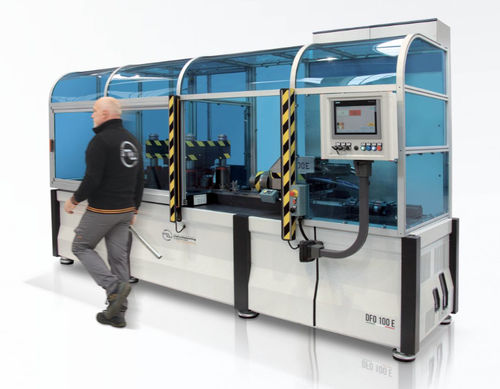In-line perforating machine - DFO series - Industrial Manufacturing Machines srl - longitudinal / for pipes