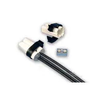 Electrical power supply connector - F40658-000 - TE CONNECTIVITY - silicone / for street lighting / clamp