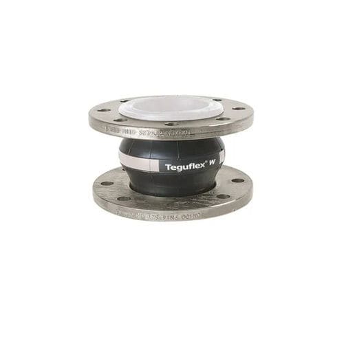 Rubber pipe expansion joint - TEGUFLEX® W - Trelleborg Expansion Joints - round / flange / for the food industry