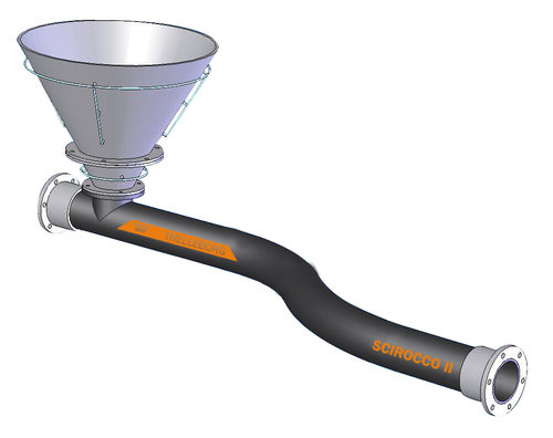 Pneumatic conveyor - SCIROCCO - Trelleborg Industrial Hose - transport / flexible / gravity