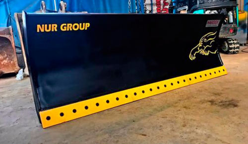 Steel snow blade - NG300KB  - NUR GRUP MÜHENDİSLİK MAKİNA AŞ - polyethylene