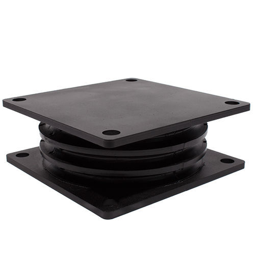Rectangular anti-vibration mount - BR 3,00 series - Trelleborg Antivibration Solutions - steel / rubber