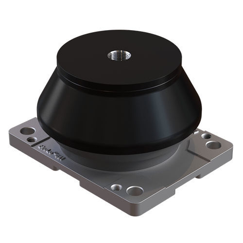 Cylindrical anti-vibration mount - Evolo 631 GRADE A-F - Trelleborg Antivibration Solutions - steel / solid aluminum / rubber