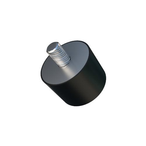 Cylindrical anti-vibration mount - Type A - Trelleborg Antivibration Solutions - steel / rubber