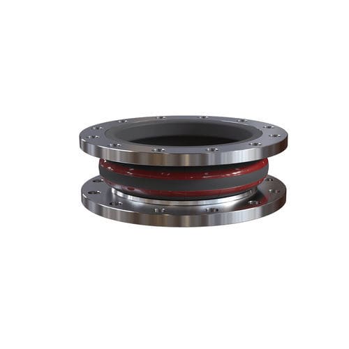 Rubber expansion joint - ERV Rotex - Trelleborg Antivibration Solutions - steel / PTFE / round
