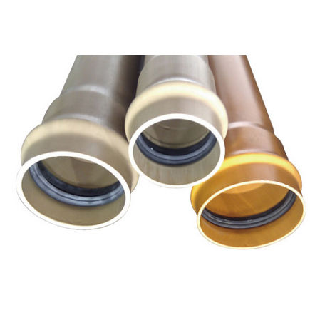 Pipe extrusion line - Aceretech - for PVC / for drainage pipes