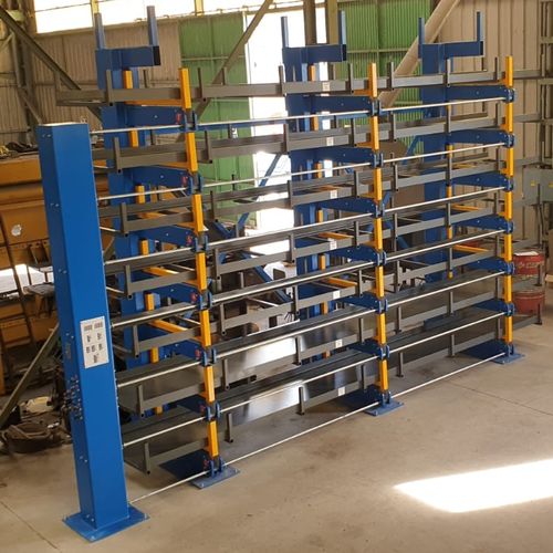 Cantilever racking - CM - Upmoviom Storage Systems - with shelves / for small parts