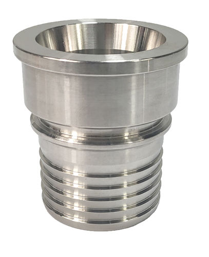 Hydraulic fitting - SMS - LUXECASTING INTERNATIONAL GROUP - screw-in / stainless steel / male