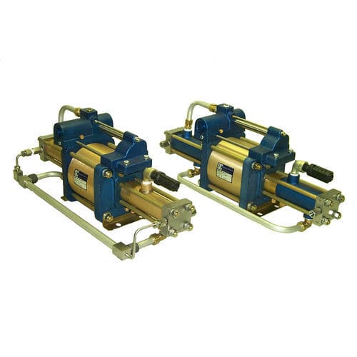 Gas pressure booster - GBT-D - GLOBE Airmotors, Test Equipment & Motion Control - piston / compressed air / oil-free