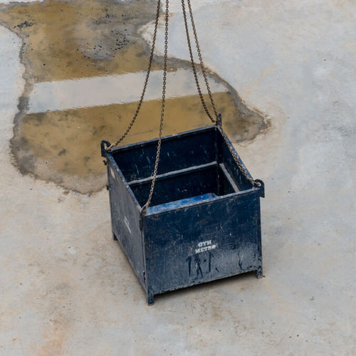 Handling basket - CARRYING - Bayrakcı İnşaat Metal San. Tic. Ltd. Şti. - with metal frame