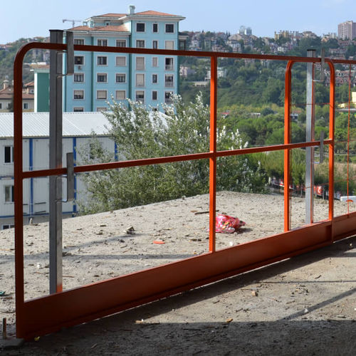Security barrier - Bayrakcı İnşaat Metal San. Tic. Ltd. Şti. - fixed / metal / modular