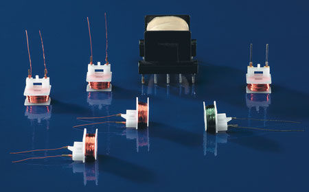 Small coil - HAHN - Elektrobau - for electronics / copper wire