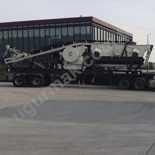 Jaw crushing and screening plant - SKE - Uğurmak Crushing and Screening Plants - mobile / secondary