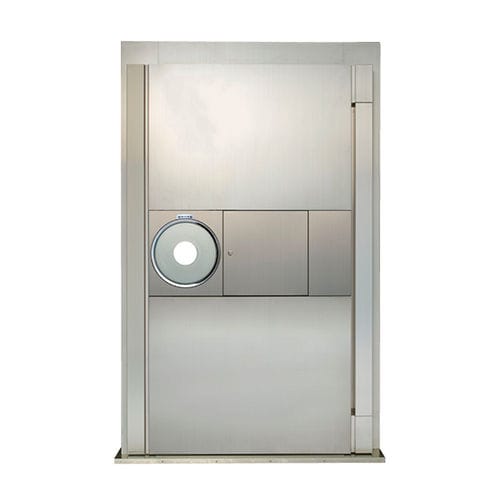 Swing door - Kumahira - metal / indoor / fire-resistant