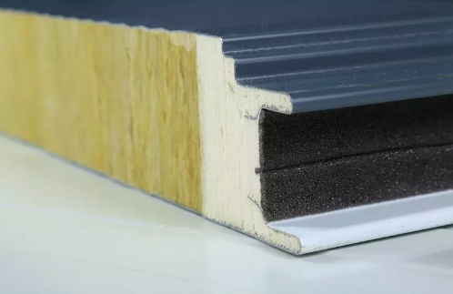 Mineral wool core sandwich panel - BRDECO - rock wool core / steel facing / with stainless steel facing