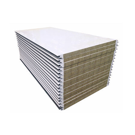 Mineral wool core sandwich panel - BRDECO - rock wool core / steel facing / wall