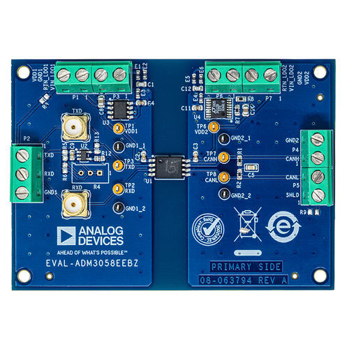 CAN transceiver ADM3058E series ADI 2channel / data / analog