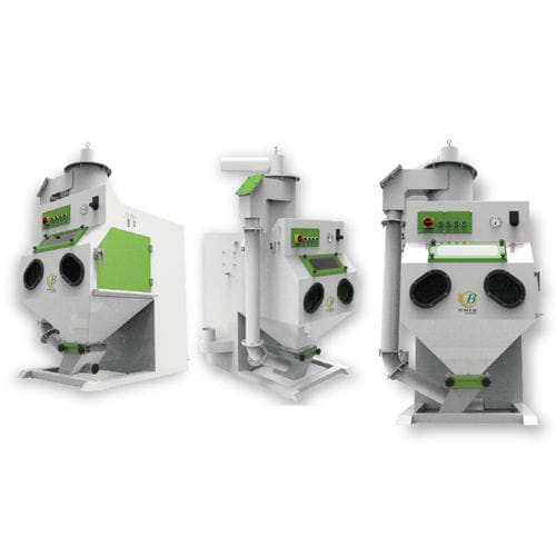 Suction blast cabinet - Tb-SN800A - Tongbao Surface Processing Equipment - manual / with turntable / for the automotive industry