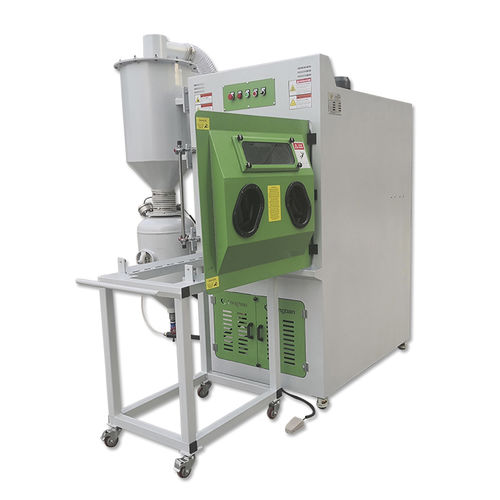 Pressure blast cabinet - TB-PN850FT - Tongbao Surface Processing Equipment - manual / with turntable