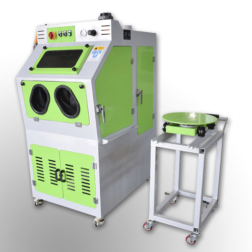Manual sandblasting machine - TB-SN800A - Tongbao Surface Processing Equipment - suction / mobile / rotating table
