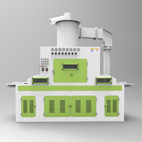 Automatic sandblasting machine - Tb-NC600-10A - Tongbao Surface Processing Equipment - suction / for surface treatment / with belt conveyor