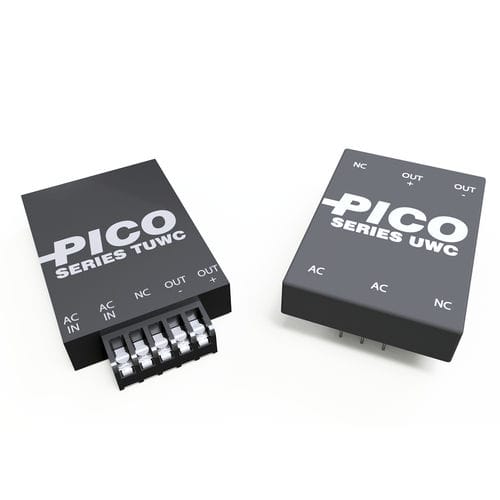 Encapsulated power supply - TUWC series - Pico Electronics - AC/DC / regulated / dual-output
