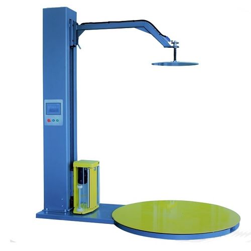 Turntable wrapping machine - A600 - Shanghai Fhope machinery co.,ltd - semi-automatic / for food products / pallet