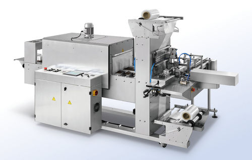 Automatic shrink wrapping machine - SK-060ABS - Shanghai Fhope machinery co.,ltd - with shrink tunnel