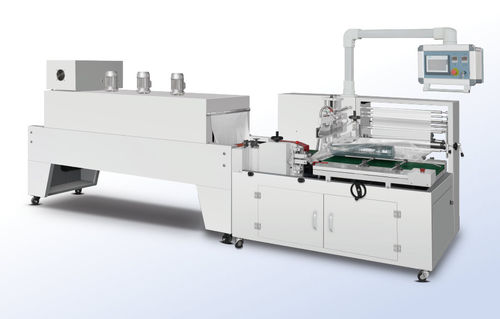 Automatic shrink wrapping machine - MO-350 - Shanghai Fhope machinery co.,ltd - with shrink tunnel / side sealing / horizontal