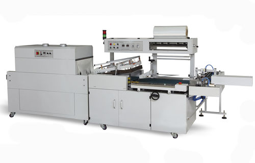 Fully-automatic shrink wrapping machine - FP-400LC+SH-450C - Shanghai Fhope machinery co.,ltd - carton / with sealing bar / horizontal