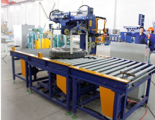Tire packaging line - Shanghai Fhope machinery co.,ltd - automatic